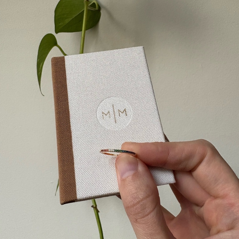 Made by Mary rainbow pride ring